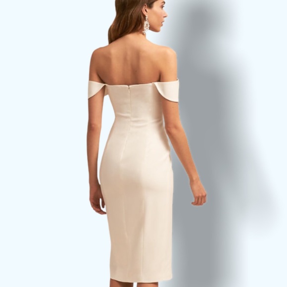 🎉HP🎉 Jay Godfrey x BHLDN Adler 0 & 10 Ivory Wedding Midi Dress - Picture 2 of 4